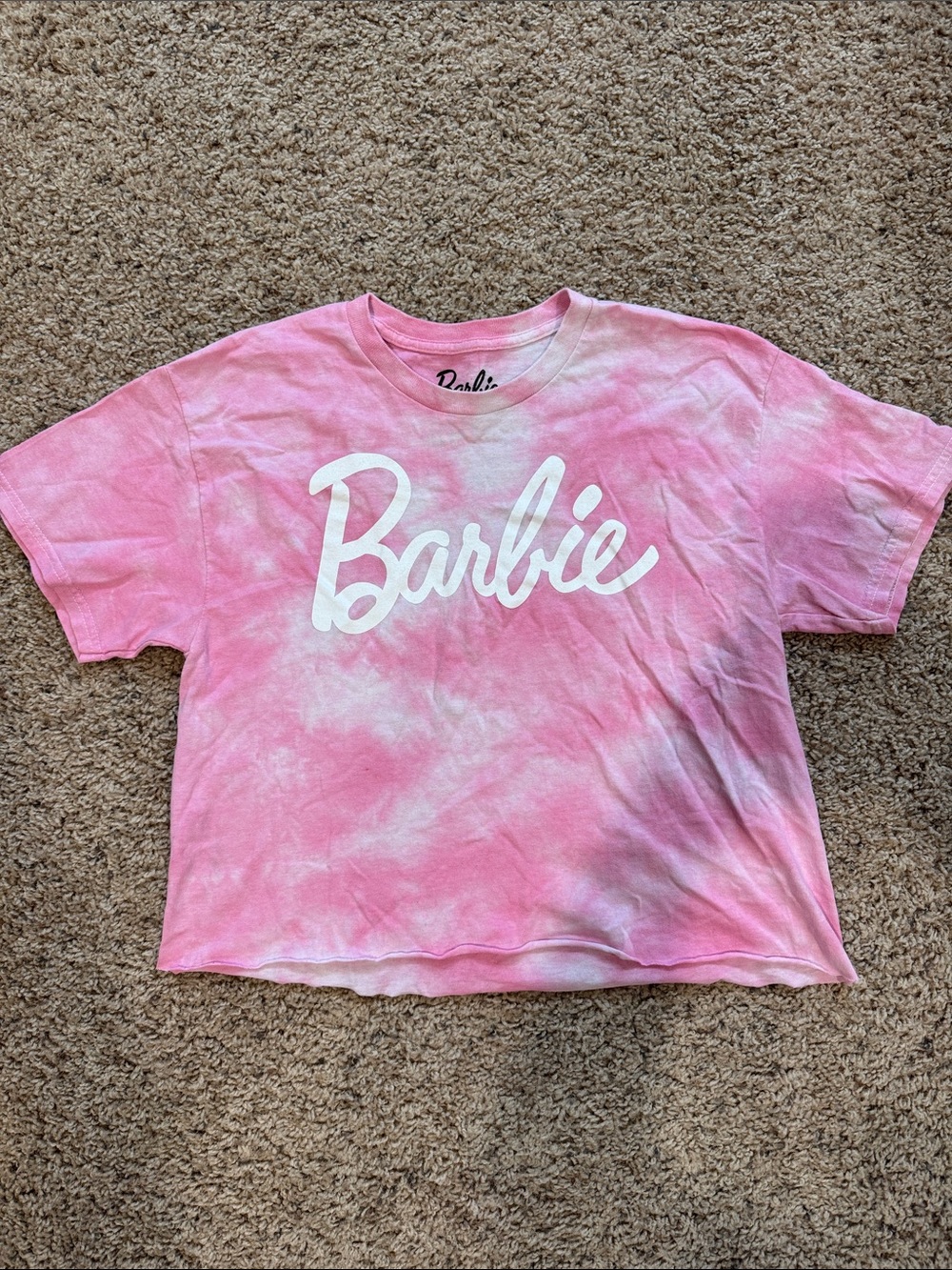 Barbie Pink Tie-Dye Graphic Tee